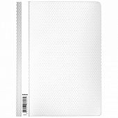 Скоросшиватель пластиковый ErichKrause Diamond Total White, А4, 120/160 мкм, белый, 55120 Скоросшиватель пластиковый ErichKrause Diamond Total White, А4, 120/160 мкм, белый, 55120