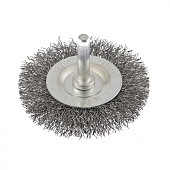 Щетка дисковая д/дрели 60мм, витая пров. Сибртех Щетка дисковая д/дрели 60мм, витая пров. Сибртех