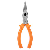 Длинногубцы Classic, 160 мм, прямые шлифованные, пластмассовые рукоятки SPARTA Длинногубцы Classic, 160 мм, прямые шлифованные, пластмассовые рукоятки SPARTA