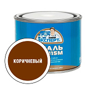 Эмаль ПФ-115 глянц коричневая RAL 8017 Эксперт 0,4кг