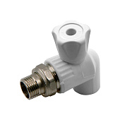  Вентиль для радиатора угловой 20х1/2" PPR 