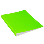  Папка пластиковая 30 прозрач. вклад. А4 700мкм Бюрократ Double Neon салатовая DNE07V30Lett1131764 