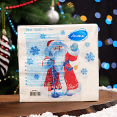 Салфетки бумажные Лилия 2-х сл 33х33 НГ Морозко 20шт Арт.1527 Салфетки бумажные Лилия 2-х сл 33х33 НГ Морозко 20шт Арт.1527