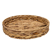 Поднос круглый "Золотистый колос", Д285 Ш285 В45, песочный Shan-02 Поднос круглый "Золотистый колос", Д285 Ш285 В45, песочный Shan-02