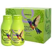  Подарочный набор JUNGLE GREEN JAMAICA (шампунь 250мл + гель для душа 250мл) Колибри 