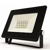 Прожектор LED 10Вт IP65 датчик движ холодн свет черн /LEEK