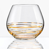  Набор стаканов для виски 440 мл Аморосо "Золотая спираль"  2 шт 23001/M8441/440 