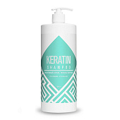  Шампунь KRASSA Professional  для волос с кератином 1000мл дозатор 