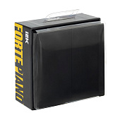 Выключатель встраиваемый 2 клавиши, цвет черный, с подсветкой, IEK FORTE&PIANO Выключатель встраиваемый 2 клавиши, цвет черный, с подсветкой, IEK FORTE&PIANO