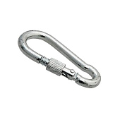 Карабин с предохр.гайкой М8 DIN5299 (1 шт) Карабин с предохр.гайкой М8 DIN5299 (1 шт)