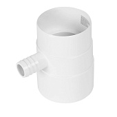  Отвод для сбора воды ПВХ D125/82 белый /Технониколь 