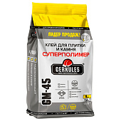 Клей для плитки, керамогранита Суперполимер GM-45 С0Т (5кг) /Геркулес Клей для плитки, керамогранита Суперполимер GM-45 С0Т (5кг) /Геркулес