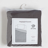  Пододеяльник 200х215 Этель цв.серый, 100% хлопок, бязь, 9046019 