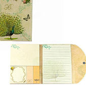 Блокнот А6 Alingar Цветы и птицы, со стикерами-закладками Блокнот А6 Alingar Цветы и птицы, со стикерами-закладками