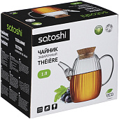 Чайник заварочный Satoshi Эссен 1 л жаропрочное стекло 850-223 Чайник заварочный Satoshi Эссен 1 л жаропрочное стекло 850-223