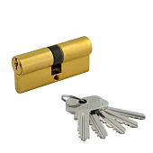  Цилиндр ключ/вертушка DL-02 90 (30х10х50) с верт. хром СР перекод. Аллюр 