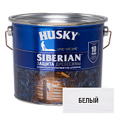 Декор защит гель HUSKY SIBERIAN полуматовый белый 2,7л Декор защит гель HUSKY SIBERIAN полуматовый белый 2,7л