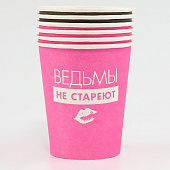  Набор бумажной посуды "Девчонка", на 6 персон, 6 стаканов, 6 тарелок, трубочки   10797811 