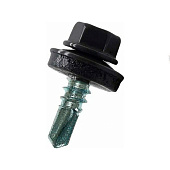  Саморезы кровельные 5,5х19мм, 70шт, RAL 7024 графитовый серый 