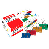  Зажим для бумаг 12шт 32мм цветной deVENTE, 4131003 