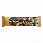 Батончик Nut&Go, Фисташка, малина и кешью, 28 г