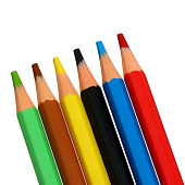  Карандаши цветные 6шт ErichKrause пластиковые, шестигранные, 53356 