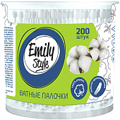 Ватные палочки  Emily Style банка 200шт
