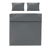  Комплект постельного белья Mariya DeLuxe Евро   Хл.100%, Грей 