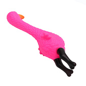 Игрушка пищащая "Фламинго" для собак, 22,5 см, розовая 7127503 Игрушка пищащая "Фламинго" для собак, 22,5 см, розовая 7127503