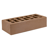  Кирпич керамический коричневый гладкий 1НФ 250х120х65мм [М-175] /Старый Оскол 