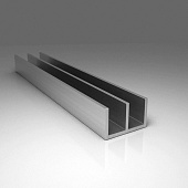 Ш-образный профиль алюминиевый 266 1м Ш-образный профиль алюминиевый 266 1м