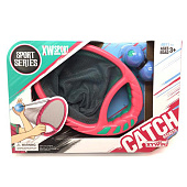 Спортивный набор Поймай мяч (2 ракетки-ловушки + 2 мячика ), 33х22 см, 9911 Спортивный набор Поймай мяч (2 ракетки-ловушки + 2 мячика ), 33х22 см, 9911