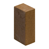  Кирпич бетонный лицевой полнотелый угловой Какао 250х120х88мм М-150 /АЛОМ 