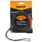 Рулетка 7,5мх24мм, обрезиненный корпус, Sparta Elastica Рулетка 7,5мх24мм, обрезиненный корпус, Sparta Elastica