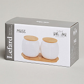  Набор банок lefard "muse" на подставке 19,5х9,5 см 400 мл 587-209 