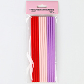 Трубочки бумажные 12 шт «Радость» 9909150 Трубочки бумажные 12 шт «Радость» 9909150