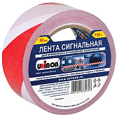  Лента сигнальная UNIBOB 50мм х 150м, бело-красная 