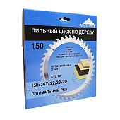Диск пильный по дереву 150x22,23мм 36зуба Vertextools