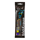 Набор ручек шариковых 4 штуки ErichKrause R-301 Stick & Grip "Sport DNA", узел 0.7 мм, синие, европодвес Набор ручек шариковых 4 штуки ErichKrause R-301 Stick & Grip "Sport DNA", узел 0.7 мм, синие, европодвес