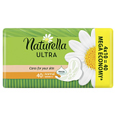 Гигиенические прокладки NATURELLA UltraCamomile Normal Quatro 40шт Гигиенические прокладки NATURELLA UltraCamomile Normal Quatro 40шт