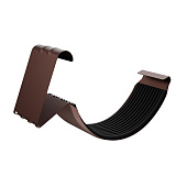  Соединитель желоба 125/90 Optima, Коричневый Ral:8017 