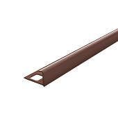  Профиль наружный  8мм 2,7м "Деконика" 019-0 Коричневый 