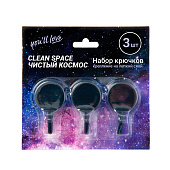 Набор пластиковых крючков 3шт CLEAN SPACE/50/10 Набор пластиковых крючков 3шт CLEAN SPACE/50/10