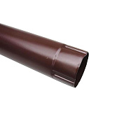 Труба водосточная 125/90 3м Optima, Коричневый Ral:8017 Труба водосточная 125/90 3м Optima, Коричневый Ral:8017
