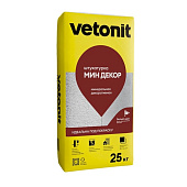  Декоративная штукатурка "шуба" мин декор 2.0мм (25кг) /Vetonit 