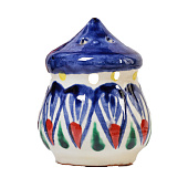 Солонка Риштанская керамика, синяя роспись 9093606 Солонка Риштанская керамика, синяя роспись 9093606