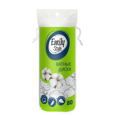  Ватные диски Emily Style 80шт 