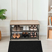 Коврик ЭВА СОТЫ 65х60 черный Коврик ЭВА СОТЫ 65х60 черный