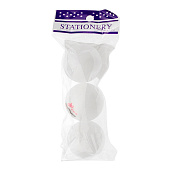 Мячики для пинг-понга STAR Team 3 шт в пакете, цвет: белый, IT105911 Мячики для пинг-понга STAR Team 3 шт в пакете, цвет: белый, IT105911