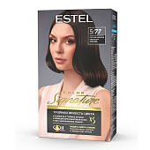  ESTEL SIGNATURE Крем-гель краска для волос 5/77 горячий шоколад 